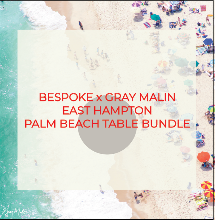 SPECIAL ORDER - Bespoke X Gray Malin Palm Beach All Acrylic Gray Malin Bundle - East Hampton