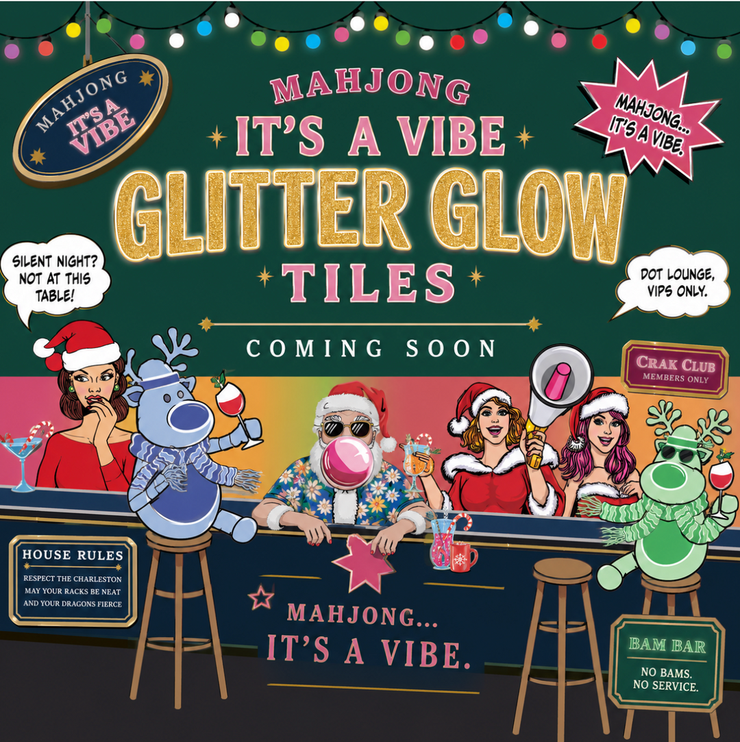 COMING THIS OCTOBER - Mahjong It's a Vibe - GLITTER GLOW RED TILES