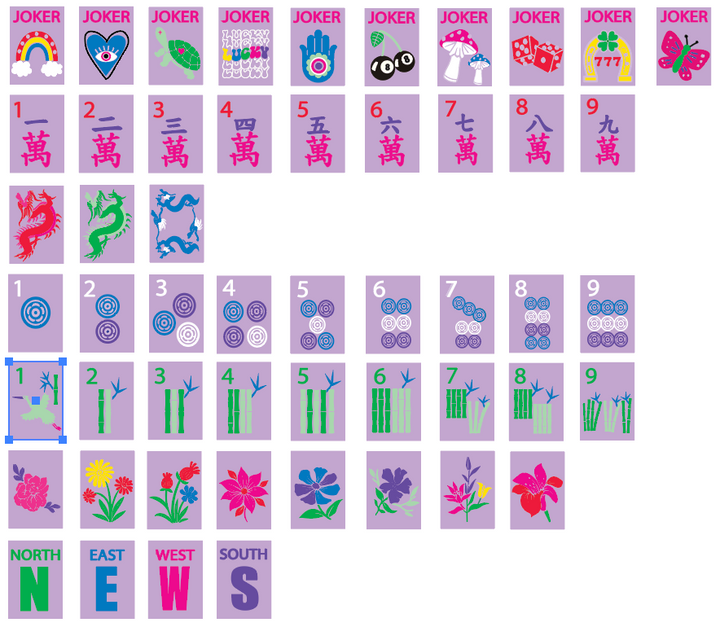 PREORDER - The Lucky Charms Kit - Lucky Lavender Gray Tiles