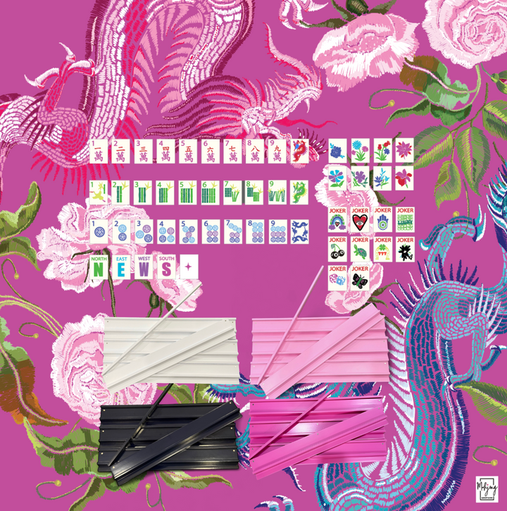 PREORDER - The Lucky Dragons Kit - Bright White Tiles and Choice of Racks