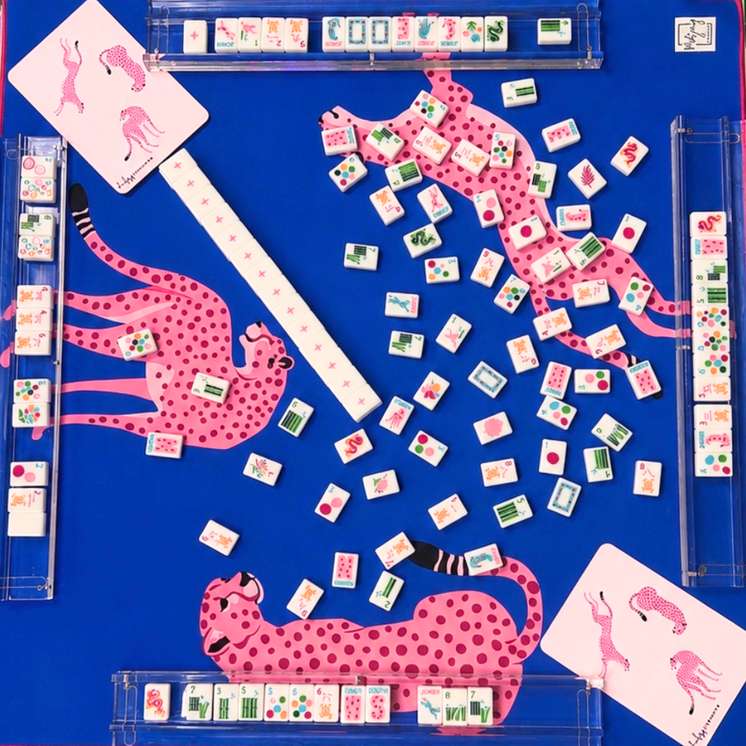 Springtime Safari - BRIGHT WHITE – Bespoke Mahjong Springtime Safari - BRIGHT WHITE – Bespoke Mahjong