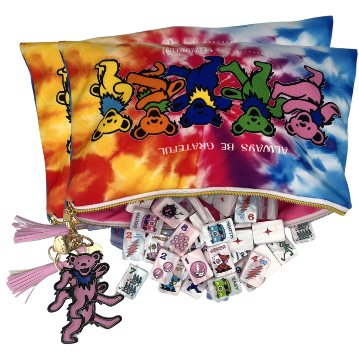 Grateful Dead x Bespoke Mahjong  - ROSE PINK TIE DYE PEARL