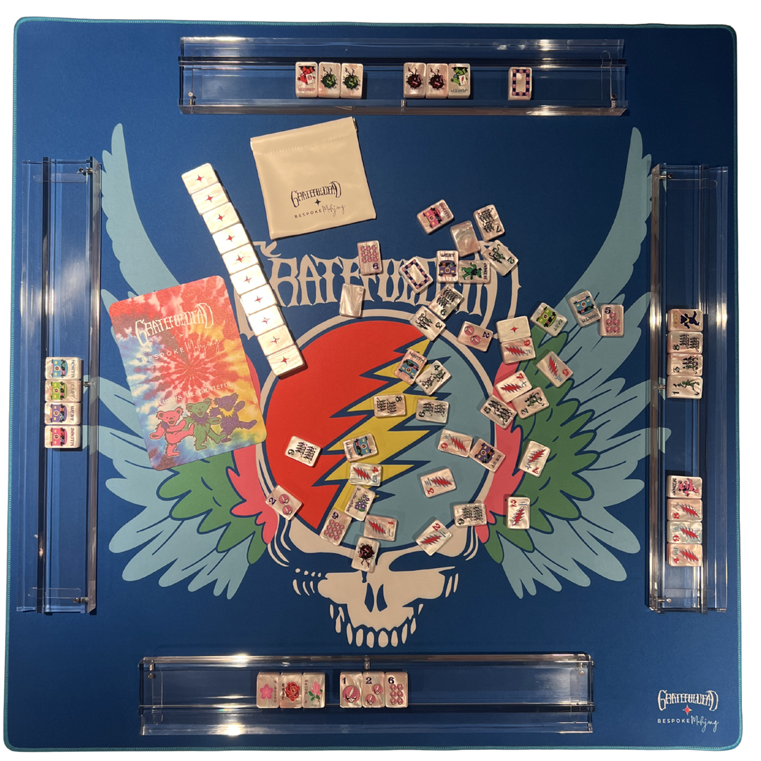 Grateful Dead x Bespoke Mahjong  - ROSE PINK TIE DYE PEARL