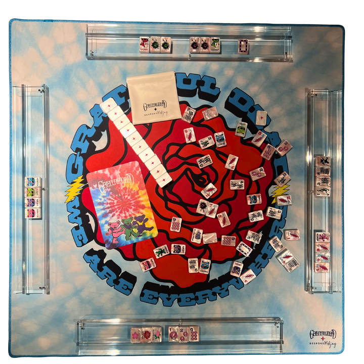 Grateful Dead x Bespoke Mahjong  - ROSE PINK TIE DYE PEARL
