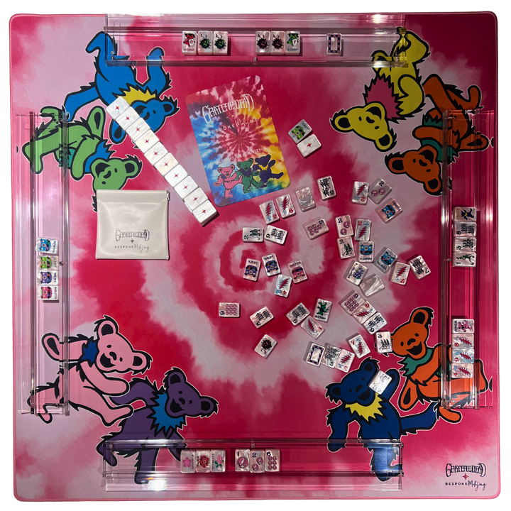 Grateful Dead x Bespoke Mahjong  - ROSE PINK TIE DYE PEARL