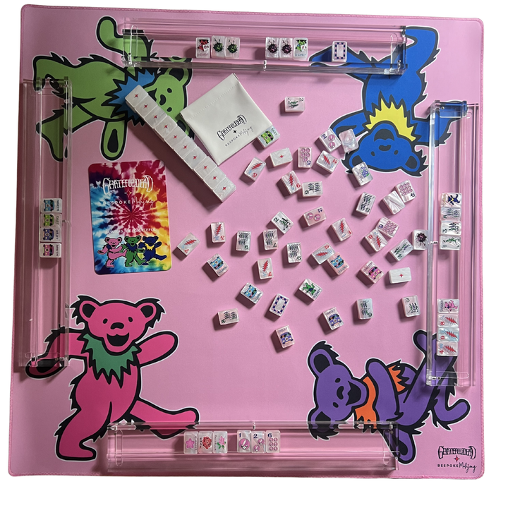 Grateful Dead x Bespoke Mahjong  - ROSE PINK TIE DYE PEARL