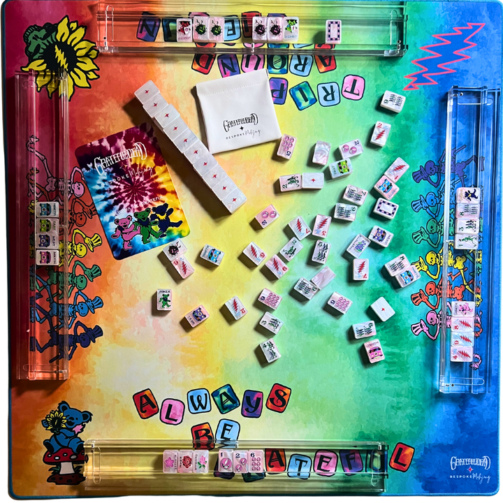 Grateful Dead x Bespoke Mahjong  - ROSE PINK TIE DYE PEARL