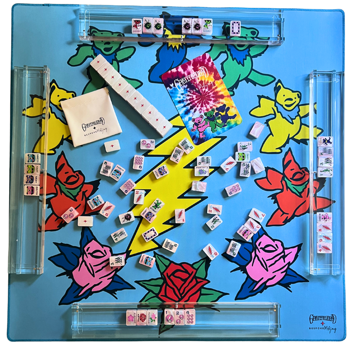 Grateful Dead x Bespoke Mahjong  - ROSE PINK TIE DYE PEARL