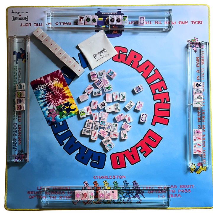 Grateful Dead x Bespoke Mahjong  - ROSE PINK TIE DYE PEARL