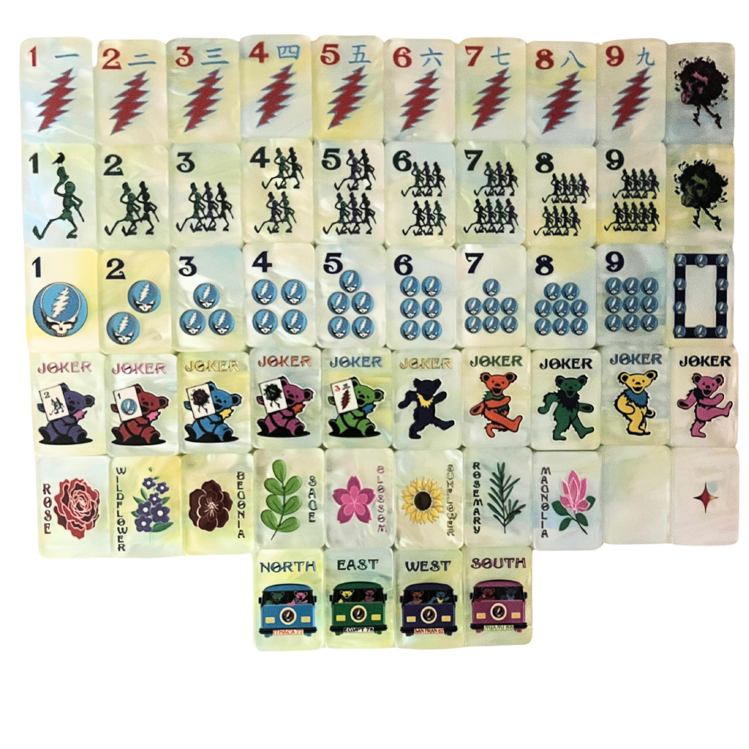 Grateful Dead x Bespoke Mahjong - SUNSHINE DAYDREAM TIE DYE PEARL