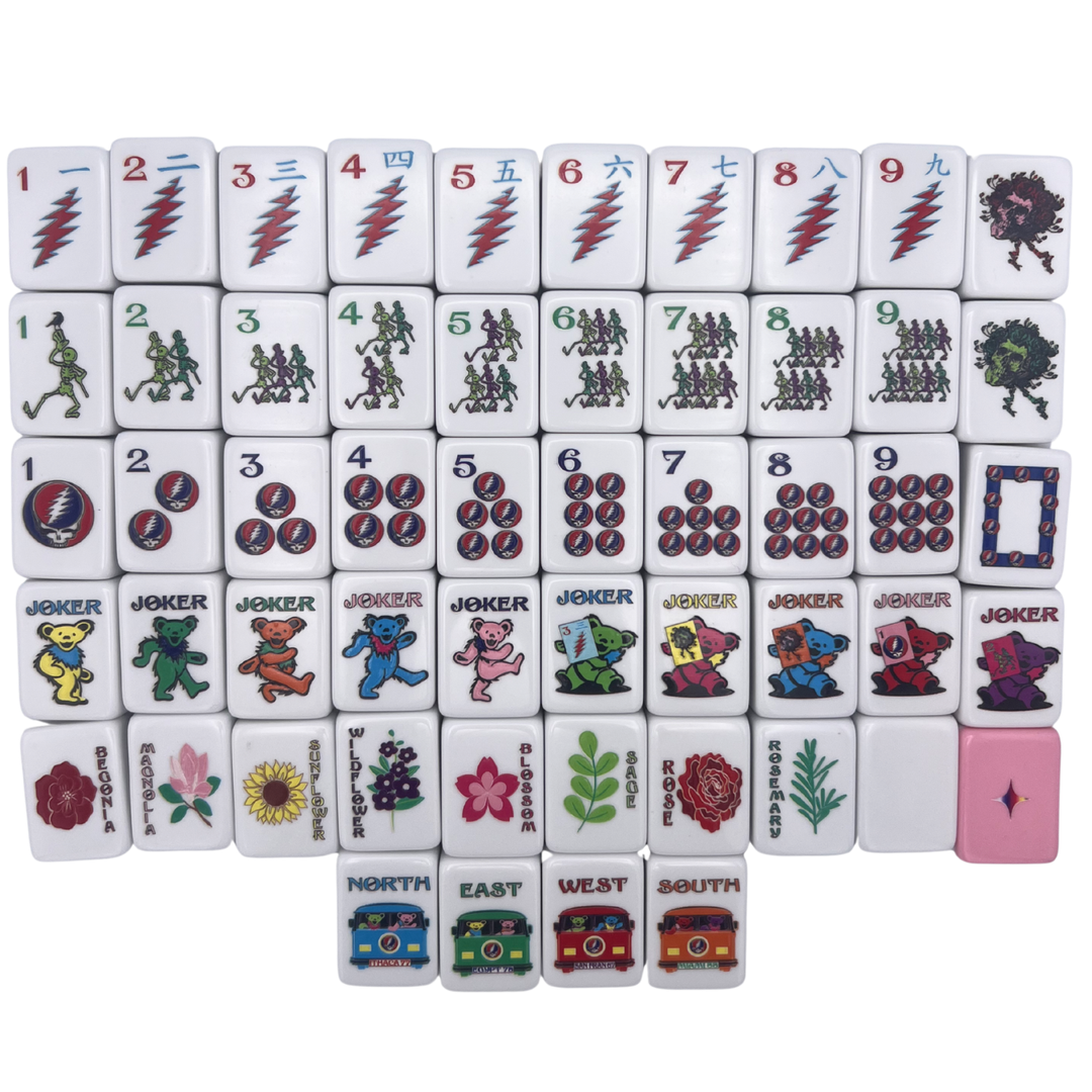 Grateful Dead x Bespoke Mahjong XL Mega Tiles - ROSE PINK