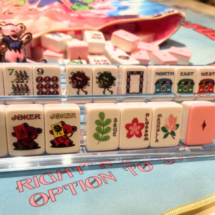 Grateful Dead x Bespoke Mahjong XL Mega Tiles - ROSE PINK