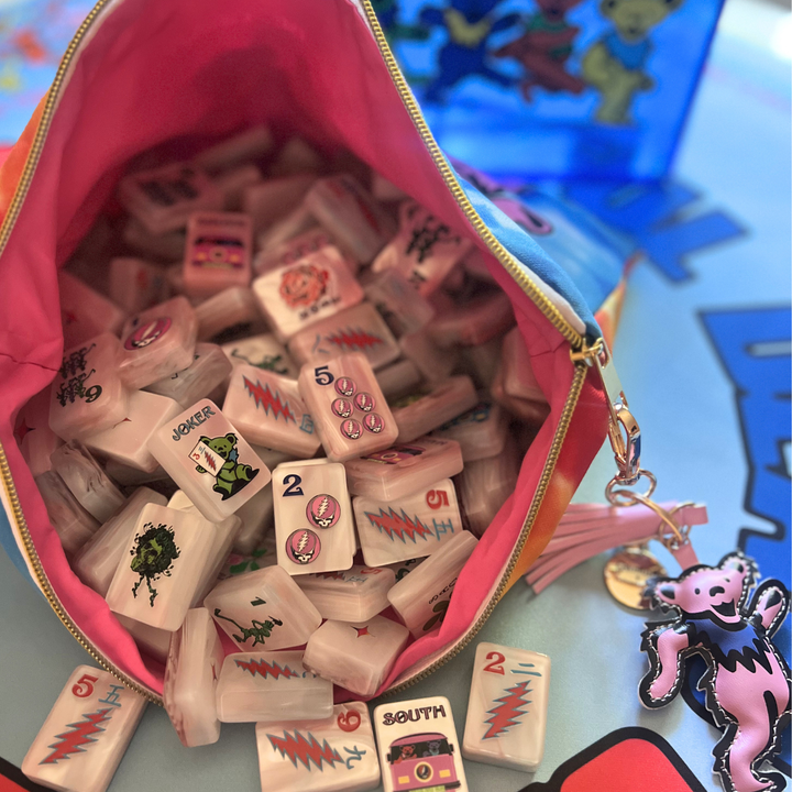 Grateful Dead x Bespoke Mahjong  - ROSE PINK TIE DYE PEARL