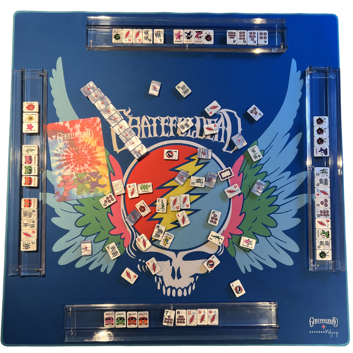 Grateful Dead x Bespoke Mahjong   - STEALIE BLUE TIE DYE PEARL