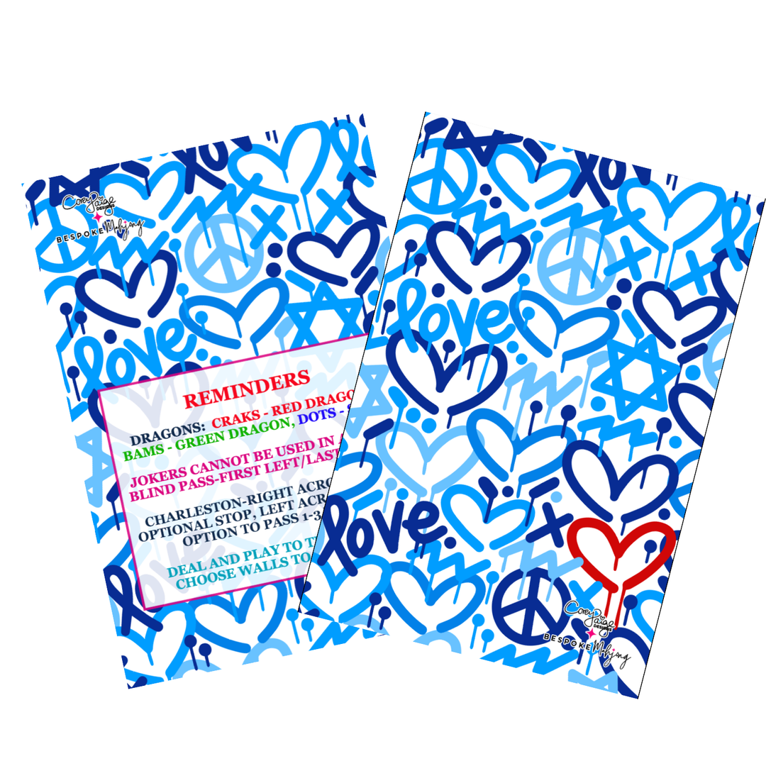 Bespoke x Corey Paige Holiday Love Shufflers - Blue