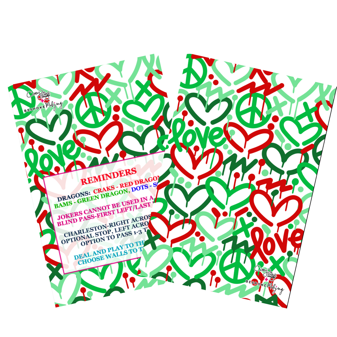 Bespoke x Corey Paige Holiday Love Shufflers - Red/Green