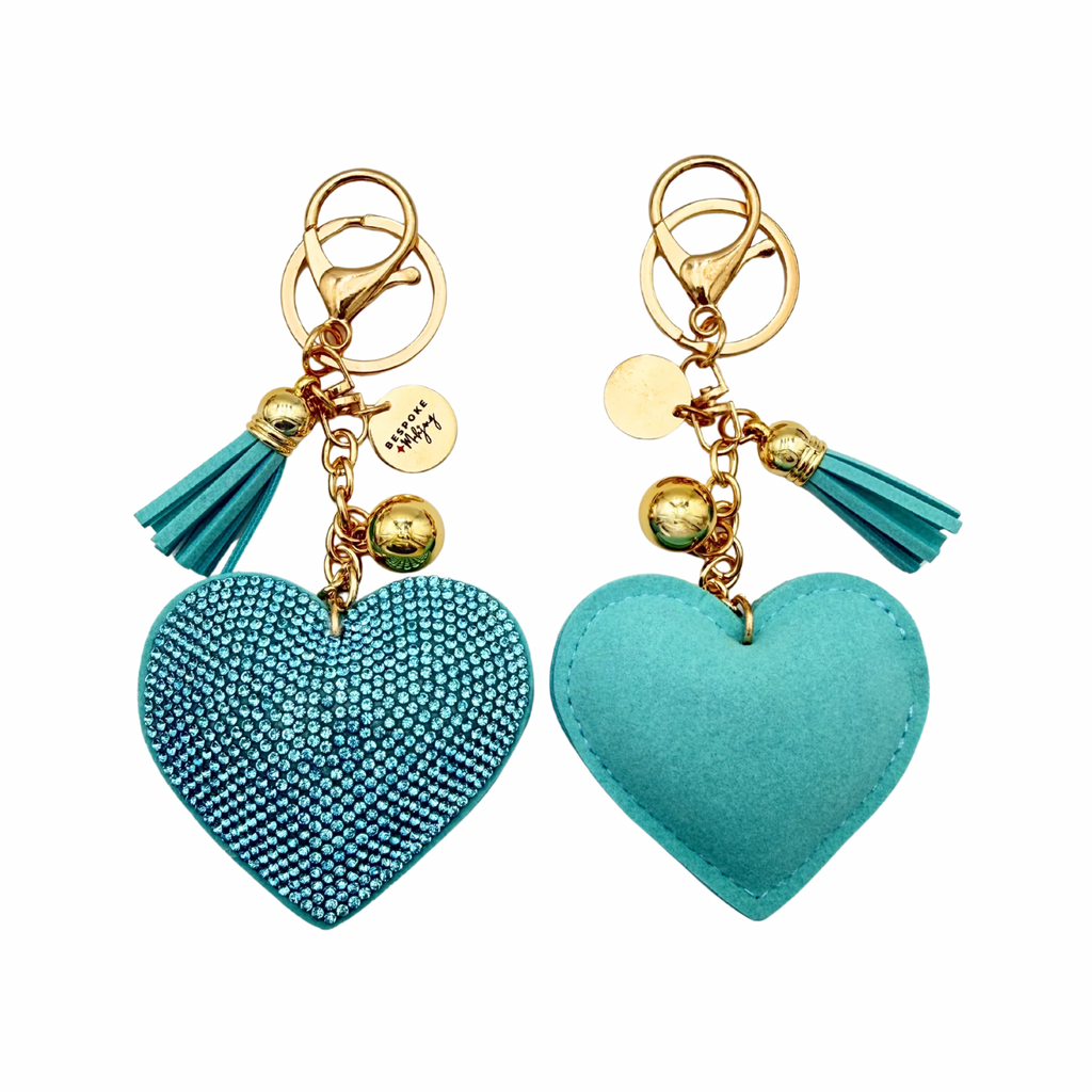 Heart Charm - Turquoise – Bespoke Mahjong
