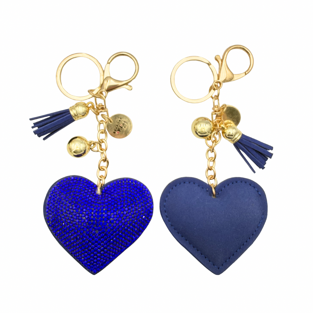 Heart Charm - Cobalt Blue – Bespoke Mahjong