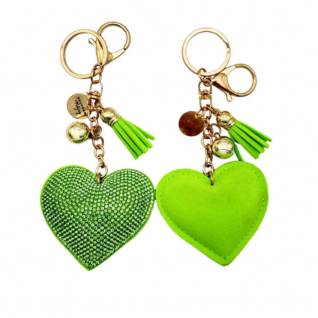 Heart Charm - Lime Green – Bespoke Mahjong