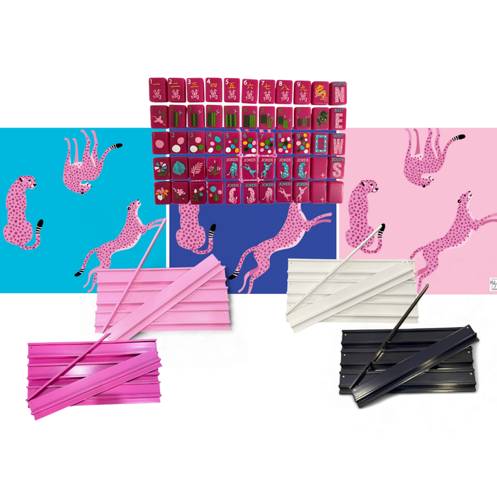 Springtime Safari Kit - Wild Pink Tiles and Choice of Mats & Racks
