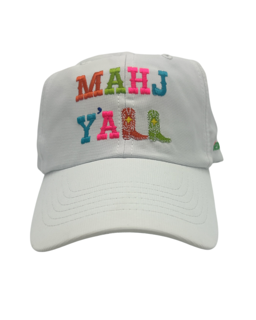 Mahj Y'all Hat | BRIGHT WHITE – Bespoke Mahjong