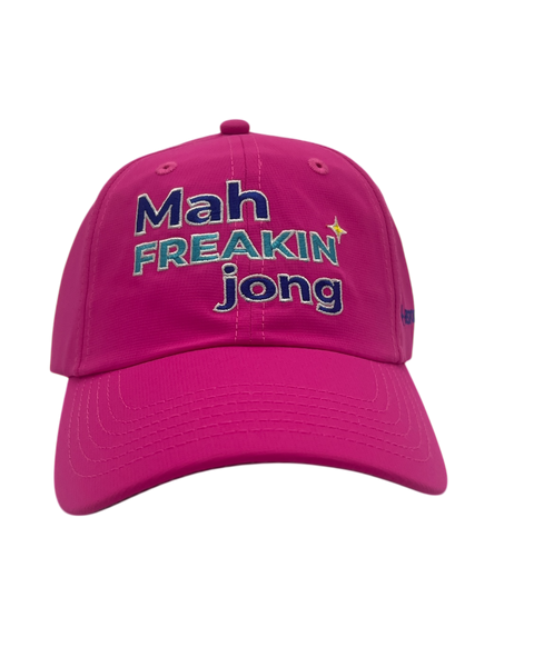 Mahj Freakin Jong Hat | HOTTIE PINK – Bespoke Mahjong