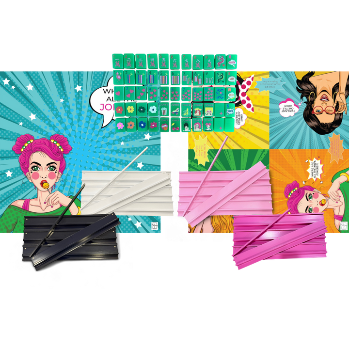 Pop Divas Kit - Disco Green Tiles / Double-Sided Mat and Choice of Racks