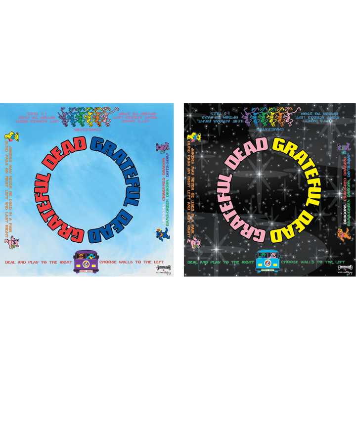 Grateful Dead x Bespoke Mahjong DOUBLE-SIDED MAT - SUNSHINE TO STARLIGHT