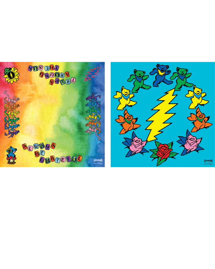 Grateful Dead x Bespoke Mahjong DOUBLE-SIDED MAT - TIE DYE DREAM
