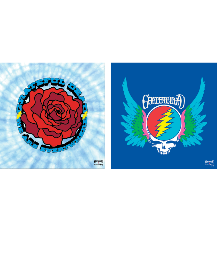 Grateful Dead x Bespoke Mahjong Travel Tiles Kit - COSMIC WHITE PEARL
