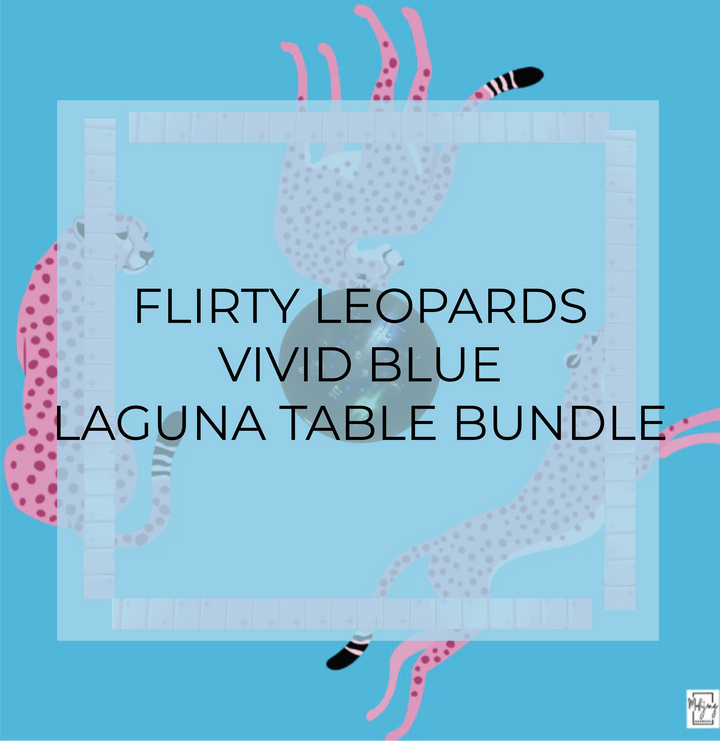 The Laguna Flirty Leopards Bundle - Vivid Blue